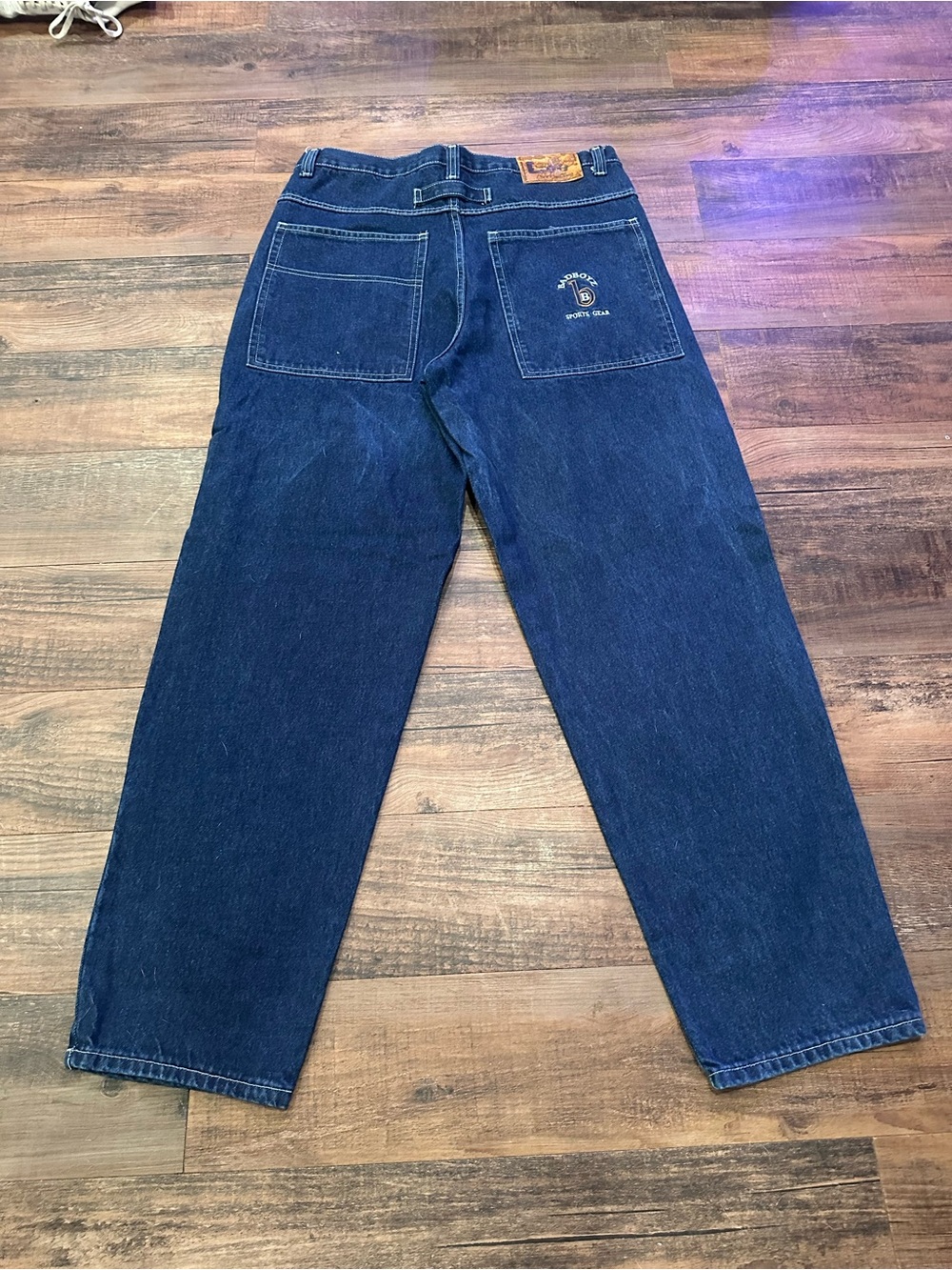 Rare Vintage Bad Boyz Sports Gear Baggy Jeans - Picture 8 of 9